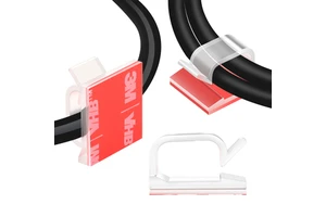 Self-adhesive Cable Clamp Clip WCL-0805 3m Tape Cable Clips Clamps Organizer Fixing Wiring Accessories