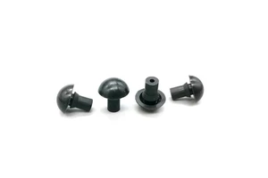 Customizable Sizes Silicone Rubber Stopper End Cap Plug With Cutting Service Eco-friendly 40-90 Shore Hardness