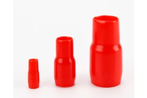 Factory Price Soft PVC Vinyl Cable End Cap Flexible Rubber Silicone Sleeve Cable Lug Cover