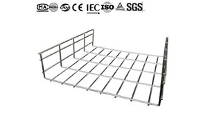 Heavy Duty Steel Wire Mesh Cable Tray With Galvanized Finish Industrial Cable Containment And Maintenance Accessories