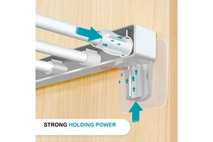 Easy Install High Quality Acrylic Adhesive Single Die Cut Right Angle Bracket Hooks Heat-Resistant Enhance Space Utilization