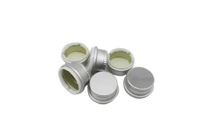 28mm Aluminium Plastic Cap With Ropp Ring For Water Bottle Pilfer Proof Custom Logo 28*18mm Aluminium Cap