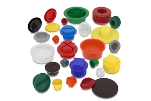 Aircraft Cap Plugs Thread Pipe Nipples Connector Injection Molded PE Plastic Hydraulic Pneumatic Cylinder End Caps And Plugs