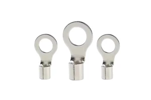RNB 19-160A Brass Ring Crimp Terminal Non-Insulated Cold Pressed Cable End Cap for Electrical Wiring