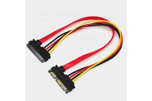 Custom Manufactory Wholesale 22pin 7+15P to 12Pin SA TA Splitter Copper Core PVC Insulated 150mm Data Cable for Computer Repair