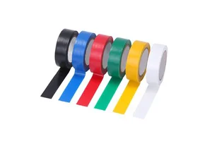 China Wholesale Pvc Electrical Insulating Tape for Wire Harness Thickness 0.13mm Width 17mm Length 10yards Black White Red
