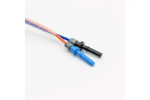 Versatile Link VL/VL Duplex 200/230um HCS/Glass Fiber Optic Patch Cord 2.2mm LSZH Jacket