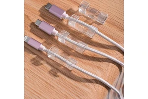 Clamp Clip Mount Clamp Wire Cable Clips clear with Acrylic Plastic Transparent Wire Clip for Table