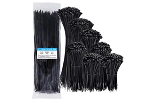 4.8*300/100pcs Fast Delivery High Quality Plastic Nylon Self-locking Cable Zip Ties Nylon Cable Ties Zip Ties