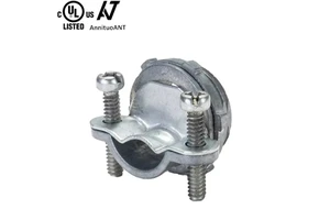 UL Listed Cable Connector Zinc Die Cast Flexible Romex Connector Electrical Cable Clamp Connector Conduit Fittings Emt Conduit