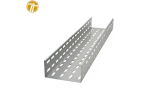 300*100 Carbon Steel Galvanized Perforated Trough Cable Tray Customized by Manufacturer with High Quality