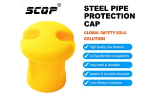 SCQP High-quality Plastic Mushroom End Cap Scaffold Tube End Cap Rebar Safety Cap Rebar Protection Cap End Cap For Construction