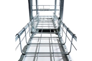 Galvanized Steel Wire Mesh Cable Trays with Open Mesh Allow for Rapid Heat Dissipation and Extend Cable Life.