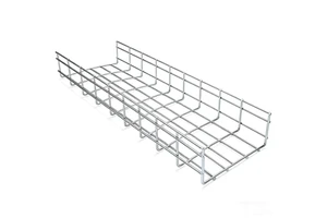 JS Factory Customized Industrial Construction 50x50 Stainless Steel Corrosion Resistant Cable Tray Wire Mesh Tray