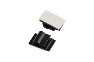 Cable Organizer Cable Tie Fixed 50Pcs Self Adhesive Cord Management Clamp Nylon Cable Clips Wire Conduit Hook Fasteners