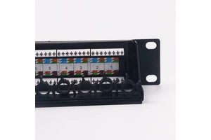 Patch Panel Cat5e Network Cable Management 19 Inch 1u 48 Port Patch Panel Cat6 Patch Panel