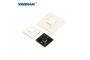 Self Adhesive Nylon Cable Colorful Tie Mounts