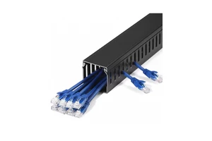 Electrical Wiring Duct with Good Insulation Multi Color PVC Trunking for Safety Use