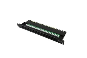 With Reasonable Price RJ11 Modular 19-inch 1U 50 Ports 200 Cores Telephone Patch Panel