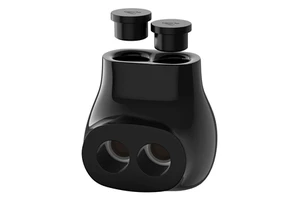 Black Electric Cable Connectors Range 4-14 AWG Wire Splice Connector Multi-Tap Dual Rated Aluminum Copper Insulation Connectors
