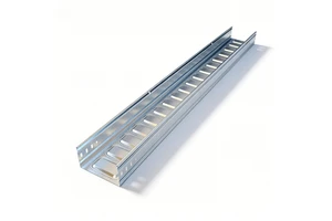 Galvanized Steel Press-Formed Solid Through Cable Tray & Trunking For Industrial Construction Cable Laying Ladder Tray