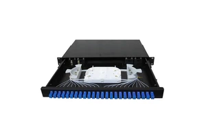 19 Inch 24 Port 48 Port Fiber Patch Panel 1U 2U 3U ODF Optic Fiber Patch Panel Rack Mounted Panel