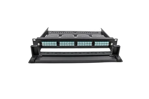 Fiber Optic High Density Dismountable 1U 19inch Rack Mount ODF MPO Patch Panel