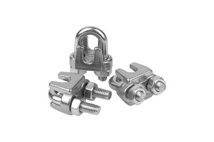Good Price Heavy Duty End Fitting Din741 Stainless Steel Cable Clips US Malleable Wire Rope Clips