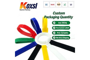 Durable Reusable Cable Ties High Strength Fabric Hook and Loop Cable Straps Double Sided Wire Cable Organizers Manufacturer