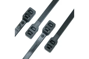 Good Quality Professional Manufacturer Plastic Uv Nylon 66 Double Head Cable Tie Zip Tie Wraps Custom Color