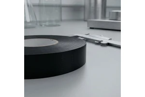 Black PVC Electrical Insulation Tape 19mm X 20m X 0.18mm Flame Retardant Waterproof Adhesive Tape for Industrial Wiring