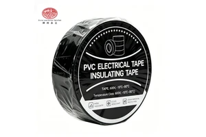 Flame Retardant Industrial Grade PVC Electrical Insulating Tape Strong Adhesive Wide Temperature Resistance for Wire Wrapping