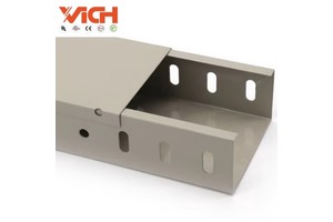 OEM Perforated Cable Trays Supplier Corrosion Resistant Wire Trunking with Cover