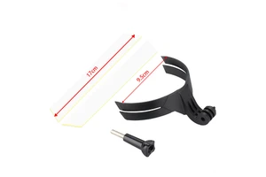 Motorcycle Helmet Chin Mount Strap with 2pc Adhesive Pads for Go Pro Hero 13/12/11/10/9/8/7/6/5/4/3+