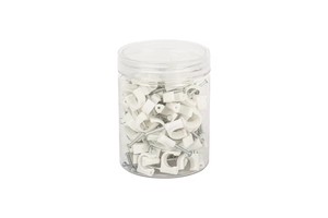 HONT R Type Circle Cable Clips (Plastic PE/PP) High Quality 5-20mm Round Cable Clips with Custom Logo