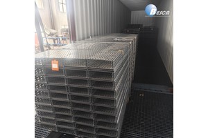 Galvanized Coating Cable Tray GI Perforated Cable Trays 100 X 50