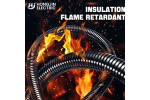 PA66 Nylon Flame Retardant Flexible Conduit AD21.2 CE Certified IP68 Waterproof Corrugated Tubing