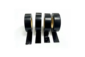 Ultra-thin Ultra-sticky Single-sided 0.1mm Thick Rubber-adhesive Waterproof Insulated PVC Electrical Tape Various Sizes for