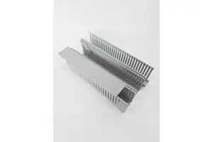 PVC Trunking 40 X 40 Slotted U Channel Wire Cable Tray Customizable Disposable Model 07 Line Trunking