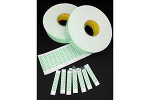 High-Strength White PE Foam Double-Sided Acrylic Adhesive Card-Type Mounting Bracket Self-Adhesive Cable Clip 1mm Thick