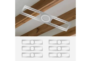 4/6 Inch Galvanized Steel Rough In Mounting Plate Without Lip New Construction Mounting Plate Bracket For Led Recessed Downlight
