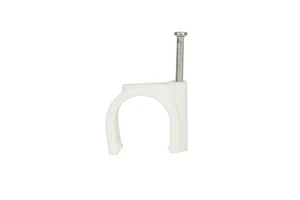 HONT Brand Hook Circle Cable Clips (PE Material) High Quality 5-20mm Diameter White/Black/Gray Custom Logo Cable Management