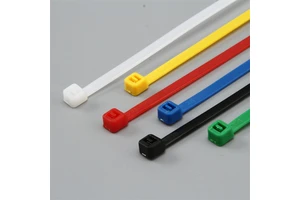 Self-Locking Nylon 66 Cable Wire Ties Straps Multicolor Eco-Friendly 100mm Tensile Strength Nylon Zip 250mm Length 2.5mm Width"