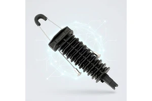PA2000 Tension Clamp Wedge Type ADSS Fiber Optic Drop Cable Anchor Dead End Plastic Body Aluminum Alloy UV Protected Aerial