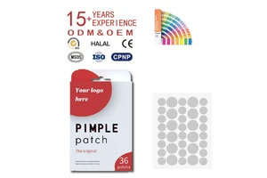 Acne Pimple Patches For Zits And Blemishes Spot Treatment Stickers For Face,Holographic Acne Patch 24dots