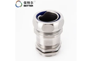 Waterproof Electrical Metal Cable Conduit DSSH-25-R1 with Outer Diameter From 15-22mm Flexible Conduit Connector