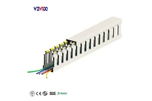 Industrial Equipment PVC Wide Tooth Cable Trunking UL94 Fireproof Certification Cable Conduit UV Resistant and Aging Resistant