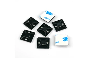 Nylon Cable Tie Mounts TM40 40x40 Self Adhesive Cable Tie Mounting Base