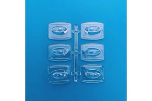 Adhesive Mounting Hooks Black Plastic Stick-On Hooks with Adhesive Back Wire Clips