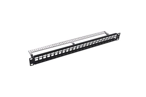 Factory Directly Price 24 Ports 19" 1U STP Cat6 Blank Patch Panel